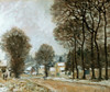 Sisley: Louveciennes, C1874. /Nsnow At Louveciennes. Oil On Canvas By Alfred Sisley. Poster Print by Granger Collection - Item # VARGRC0020254