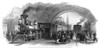 Railroad Station, C1870. /Namerican Bank Note Engraving. Poster Print by Granger Collection - Item # VARGRC0027972