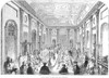 England: Banquet, 1853. /N'Grand Banquet In The Town-Hall, Liverpool.' Wood Engraving, English, 1853. Poster Print by Granger Collection - Item # VARGRC0077383