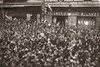 World War I: Rome, C1918. /Nlarge Crowd In Rome Surrounding Generals Diaz And Badoglio After Their Return From The Front And Victory Over The Austrian Army, Rome, Italy. Photograph, C1918. Poster Print by Granger Collection - Item # VARGRC0409363