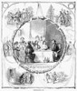 Christmas, 186O. /Nchristmas Day. Wood Engraving, American, 1860. Poster Print by Granger Collection - Item # VARGRC0059887