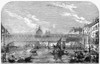 Venice: Bridge, 1853. /Nview Of The New Ponte Dell'Accademia Over The Grand Canal In Venice, Italy. Wood Engraving, English, 1853, A Year Prior To The Bridge'S Actual Completion. Poster Print by Granger Collection - Item # VARGRC0096080