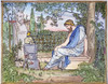 Plato (C427-C347 B.C.). /Ngreek Philosopher. Plato Meditating Before The Grave Of His Teacher, Socrates (C470-399 B.C.). Wood Engraving, 1889. Poster Print by Granger Collection - Item # VARGRC0042303