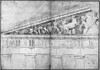 Carrey: Parthenon, 1674. /Ndetail Of The West Pediment Of The Parthenon In Athens, Greece. Drawing By Jaques Carrey, 1674, Before Much Of The Temple Was Destroyed By An Explosion In 1687. Poster Print by Granger Collection - Item # VARGRC0118442