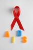 AIDS Awareness Symbol Poster Print by Science Source - Item # VARSCIBW8844