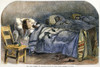 Bellevue Hospital, 1860. /Na Sick Woman In A Rat-Overrun Ward Of Bellevue Hospital. Line Engraving, 1860. Poster Print by Granger Collection - Item # VARGRC0009590