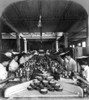 Chicago: Meatpacking. /Nfactory Workers Labeling Cans Of The 'Veribest' Products In The Armour And Company Meatpacking House In Chicago, Illinois. Stereograph, C1909. Poster Print by Granger Collection - Item # VARGRC0117113