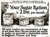 Wwi: Poster, 1917. /N'Your Sugar Ration Is 2 Lbs. Per Month.' Lithograph For The United States Food Administration, 1917. Poster Print by Granger Collection - Item # VARGRC0323365