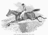 Steeplechase, 1844. /Nlottery, The Celebrated Steeplechase Winner. Wood Engraving, English, 1844. Poster Print by Granger Collection - Item # VARGRC0097842