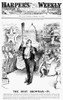 Roosevelt Cartoon, 1906. /N'The Busy Showman.' President Thedore Roosevelt As A Circus Ringmaster Controlling Congress With His Big Stick. American Cartoon By W.A. Rogers, 1906. Poster Print by Granger Collection - Item # VARGRC0089788