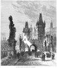 Prague: Charles Bridge. /Nwood Engraving, English, 1866. Poster Print by Granger Collection - Item # VARGRC0015773