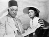 Film: Casablanca, 1942. /Nsidney Greenstreet And Ingrid Bergman In 'Casablanca' Directed By Michael Curtiz, 1942. Poster Print by Granger Collection - Item # VARGRC0121034