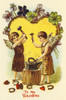 Valentine'S Day Card, 1900. /Namerican St. Valentine'S Day Greeting Card, C1900. Poster Print by Granger Collection - Item # VARGRC0018737