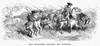King George'S War, 1745. /Nnew Englanders Marching To Lay Siege To Louisbourg On Cape Breton Island In 1745. Wood Engraving, American, 19Th Century. Poster Print by Granger Collection - Item # VARGRC0032947