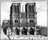 Paris: Notre Dame, 1600S. /Nthe Cathedral Of Notre Dame On Ile De La Cit_ In Paris, /Nfrance. Contemporary French Line Engraving. Poster Print by Granger Collection - Item # VARGRC0117852