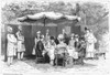 Victoria And Family, 1887. /Nqueen Victoria And Some Of The Royal Family Having Breakfast In The Gardens Of Osborne House On The Isle Of Wight. Wood Engraving, English, 1887. Poster Print by Granger Collection - Item # VARGRC0371094