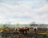 Ploughing, 1899. /Nspring Ploughing In New England. Oil Over A Photograph Taken In 1899. Poster Print by Granger Collection - Item # VARGRC0010775