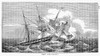 War Of 1812: Naval Battle. /Nthe Engagement Between The American Sloop-Of-War 'Wasp,' Under The Command Of Jacob Jones, And The British Brig 'Frolic,' 18 October 1812. Line Engraving, 1816. Poster Print by Granger Collection - Item # VARGRC0075637