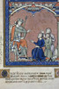 King David. /Ndavid Sending Ambassadors With Condolences To Hanun, King Of The Ammonites (2 Kings 10:1_2). Illuminated Manuscript, French, From The Morgan Picture Bible, C1250. Poster Print by Granger Collection - Item # VARGRC0025476