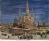 St. Basil'S Cathedral. /Nan Illuminated St. Basil'S Cathedral In Moscow. Wood Engraving, English, 1856. Poster Print by Granger Collection - Item # VARGRC0061889