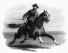 Argentina: Gaucho, C1870. /Na Gaucho On The Pampas Of Argentina. American Banknote Steel Engraving, C1870. Poster Print by Granger Collection - Item # VARGRC0101436
