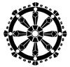 Symbol: Horin-Rimbo. /Nthe Horin-Rimbo, Or Wheel Of Dharma, In Japanese Buddhist Mythology. Poster Print by Granger Collection - Item # VARGRC0099285