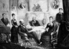 James A. Garfield (1831-1881). /N20Th President Of The United States. President Garfield At Home With His Family. Contemporary American Lithograph. Poster Print by Granger Collection - Item # VARGRC0034550