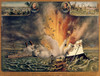 Cuba: U.S.S. Maine, 1898. /Ndestruction Of The U.S. Battleship Maine In Havana Harbor, 15 February 1898. Contemporary Chromolithograph By Kurz & Allison. Poster Print by Granger Collection - Item # VARGRC0103007