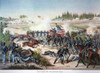 Battle Of Olustee, 1864. /Nthe 54Th Massachusetts (Colored) Regiment At The Battle Of Olustee During The American Civil War, Florida, 26 February 1864. Lithograph, 1894, By Kurz & Allison. Poster Print by Granger Collection - Item # VARGRC0011777