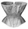 Corset Advertisement, 1869. /Nlong Corset Of Gray Coutil With Shirr. Line Engraving, American, 1869. Poster Print by Granger Collection - Item # VARGRC0016791
