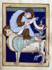 Saint Luke /Nin Initial "P": Illumination From A Bohemian Bible, 1391, In Latin. Poster Print by Granger Collection - Item # VARGRC0026492