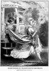Cartoon: Skirts, 1848. /N'The Inconvenience Of Wearing Coffee Bag Skirts.' American Cartoon Lithograph By J. Baillie, 1848. Poster Print by Granger Collection - Item # VARGRC0094044