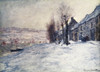 Lavacourt Under Snow  ca. 1878-81  Claude Monet  Oil on canvas  National Gallery  London  England Poster Print - Item # VARSAL900140970