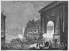 French Revolution, 1789. /Nthe People Of Paris, France, On Night Alert, 14 And 15 July 1789. French Line Engraving By Jean-Louis Prieur, Early 19Th Century. Poster Print by Granger Collection - Item # VARGRC0051752