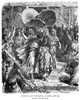 Marc Antony & Cleopatra. /Ncleopatra Vii And Marcus Antonius Depicted As The Egyptian Gods Osiris And Isis. Wood Engraving, American, 19Th Century. Poster Print by Granger Collection - Item # VARGRC0001925