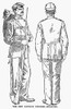 U.S. Army: Fatigues, 1882. /Nnew Fatigues For U.S. Army Infantry Soldiers. Wood Engraving, 1882. Poster Print by Granger Collection - Item # VARGRC0093756