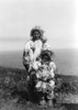 Alaska: Eskimos, C1929. /Na Young Child And An Older Eskimo Wearing Duck Skin Parkas, Nunivak Island, Alaska. Photographed By Edward S. Curtis, February 1929. Poster Print by Granger Collection - Item # VARGRC0121991