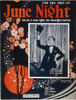 Songsheet: June Night 1924. /Namerican Sheet Music Cover Of June Night, A 1924 Fox Trot Composition. Poster Print by Granger Collection - Item # VARGRC0031464