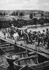 World War I: Pontoon Bridge. /Namerican Troops Passing Over The Marne River On A Pontoon Bridge In Pursuit Of Fleeing Germans During World War I. Photograph, C1918. Poster Print by Granger Collection - Item # VARGRC0407925