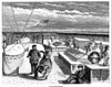 Steamships: Deck, 1870. /Nquarter-Deck On A Steamhsip. Wood Engraving, American, 1870. Poster Print by Granger Collection - Item # VARGRC0081129