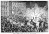 Haymarket Riot, 1886. /Nriot At Chicago, 4 May 1886. Wood Engraving, 1889. Poster Print by Granger Collection - Item # VARGRC0059750