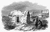 Irish Potato Famine, 1847. /Nthe Village Of Mienies, West Ireland. Wood Engraving From An English Newspaper Of 1847. Poster Print by Granger Collection - Item # VARGRC0031811