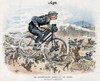 Bicycling Cartoon. /Namerican Magazine Cartoon, 1893, On The Bicycle Craze Of The Time. Poster Print by Granger Collection - Item # VARGRC0009862