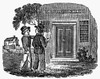 Sunday School, C1835. /Nstudents On Their Way To Sunday School. Wood Engraving, Probably English, C1835. Poster Print by Granger Collection - Item # VARGRC0099192