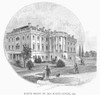 White House, 1825. /Nsouth Side Of The White House As It Looked In 1825. Wood Engraving, American, 1886. Poster Print by Granger Collection - Item # VARGRC0092400