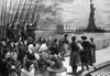 Immigrants, 1887. /Nimmigrants On The Steerage Deck Of An Ocean Steamer Passing The Statue Of Liberty In New York Harbor. Engraving, 1887. Poster Print by Granger Collection - Item # VARGRC0015370