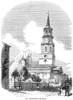 Charleston: Church, 1857. /Nst. Michael'S Church At Charleston, South Carolina. Wood Engraving, 1857. Poster Print by Granger Collection - Item # VARGRC0078166