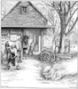 Blacksmith, 1885. /Namerican Line Engraving. Poster Print by Granger Collection - Item # VARGRC0059880