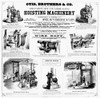 Freight Elevator, C1870. /Nadvertisement, C1870, For The Hoisting Machinery Manufactured By Otis, Brothers & Co. Wood Engraving, C1870. Poster Print by Granger Collection - Item # VARGRC0012588