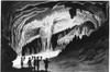 Virginia: Cave, 1856. /Nsightseers Visiting The 'Shell Room' Of Weyers Cave In The Blue Ridge Mountains Of Virginia. Lithograph, American, 1856. Poster Print by Granger Collection - Item # VARGRC0131933